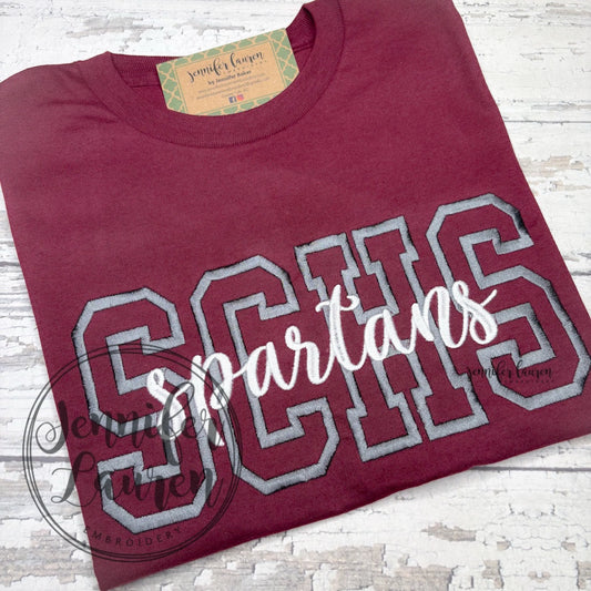 Adult SCHS spartans shirt