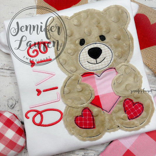 Bear heart Valentine shirt