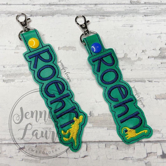 Outlined name tag + mini design - custom unisex