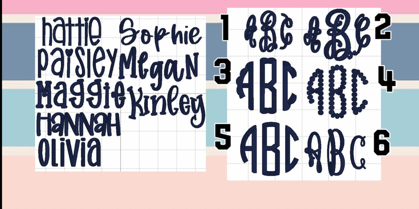 Glitter fabric LP mermaid name tag