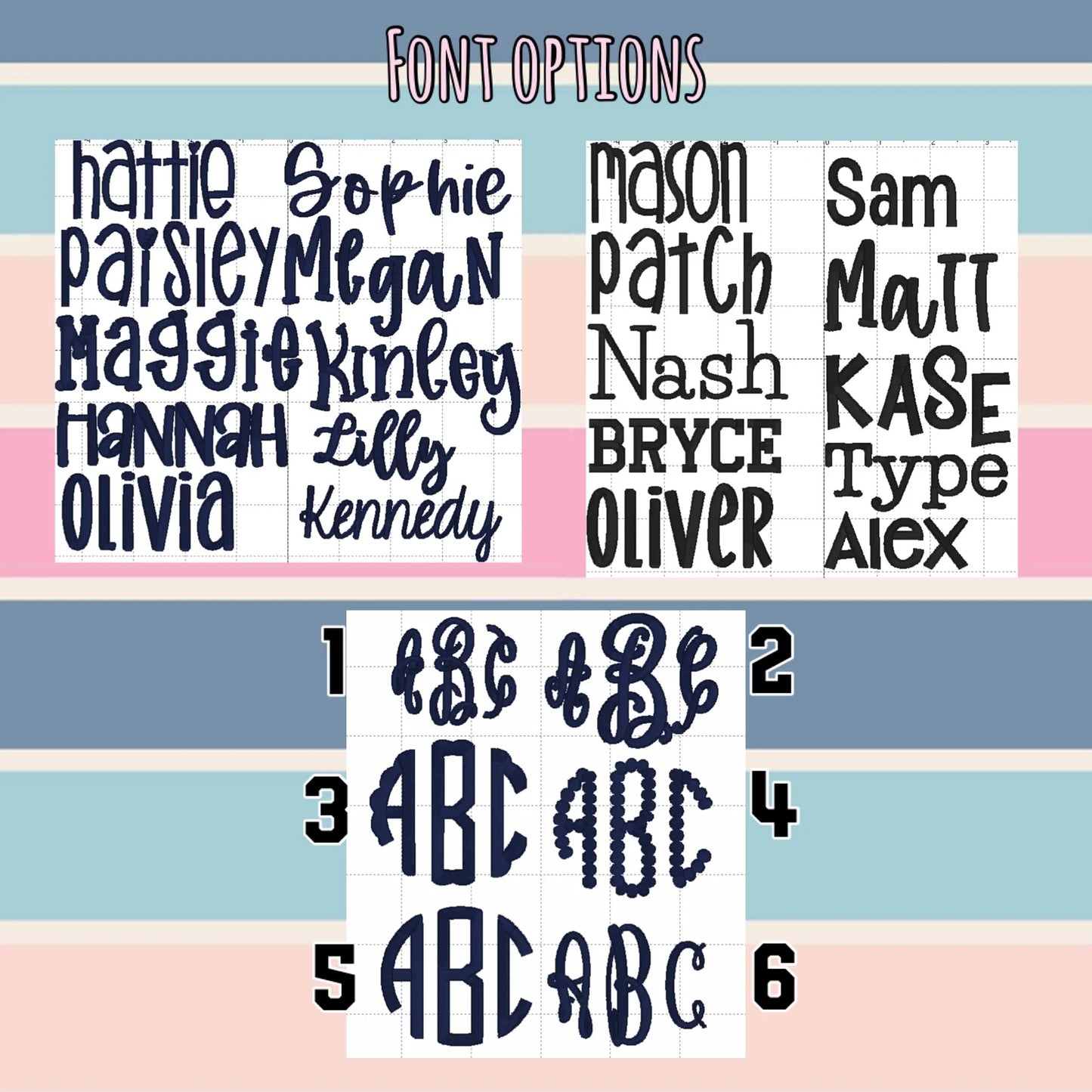 Outlined name tag + mini design - custom
