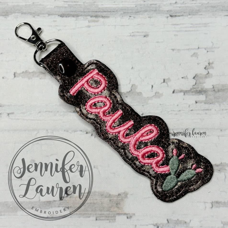 Outlined name tag + mini design - custom