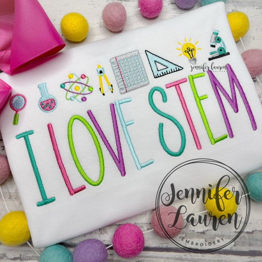I love stem science math shirt