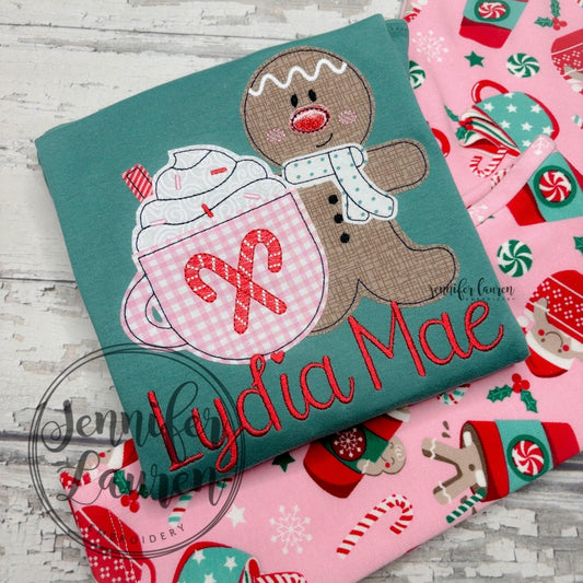 Gingerbread cocoa shirt