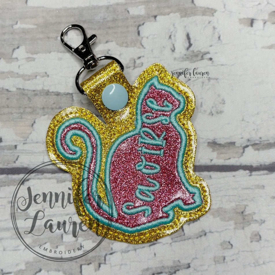 Cat name tag M2M GA cat bookbag