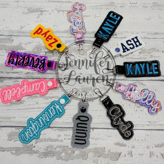 Outlined name tag - custom