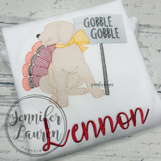 Thanksgiving dog shirt