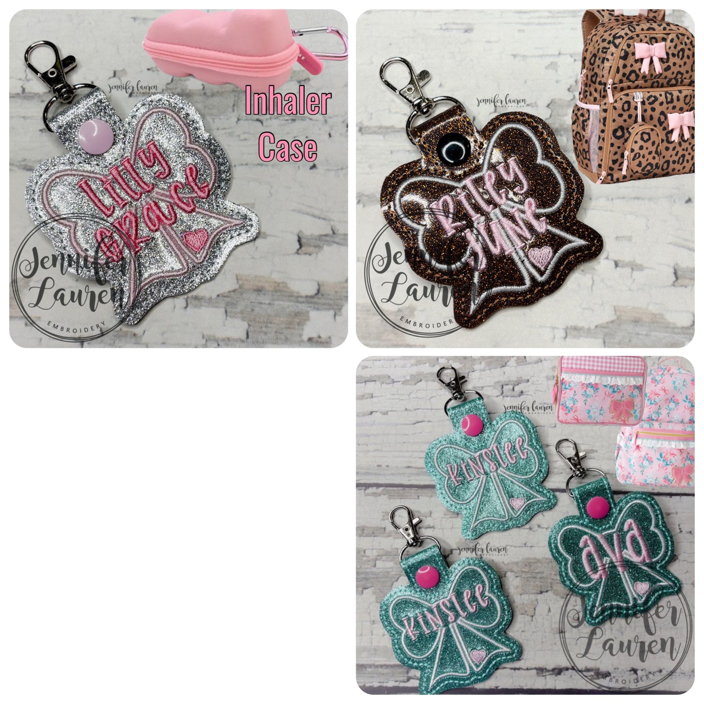 Bow name tag - custom