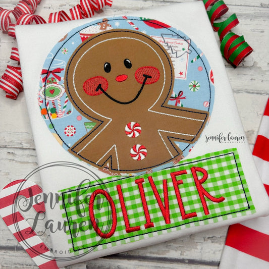 Gingerbread boy shirt