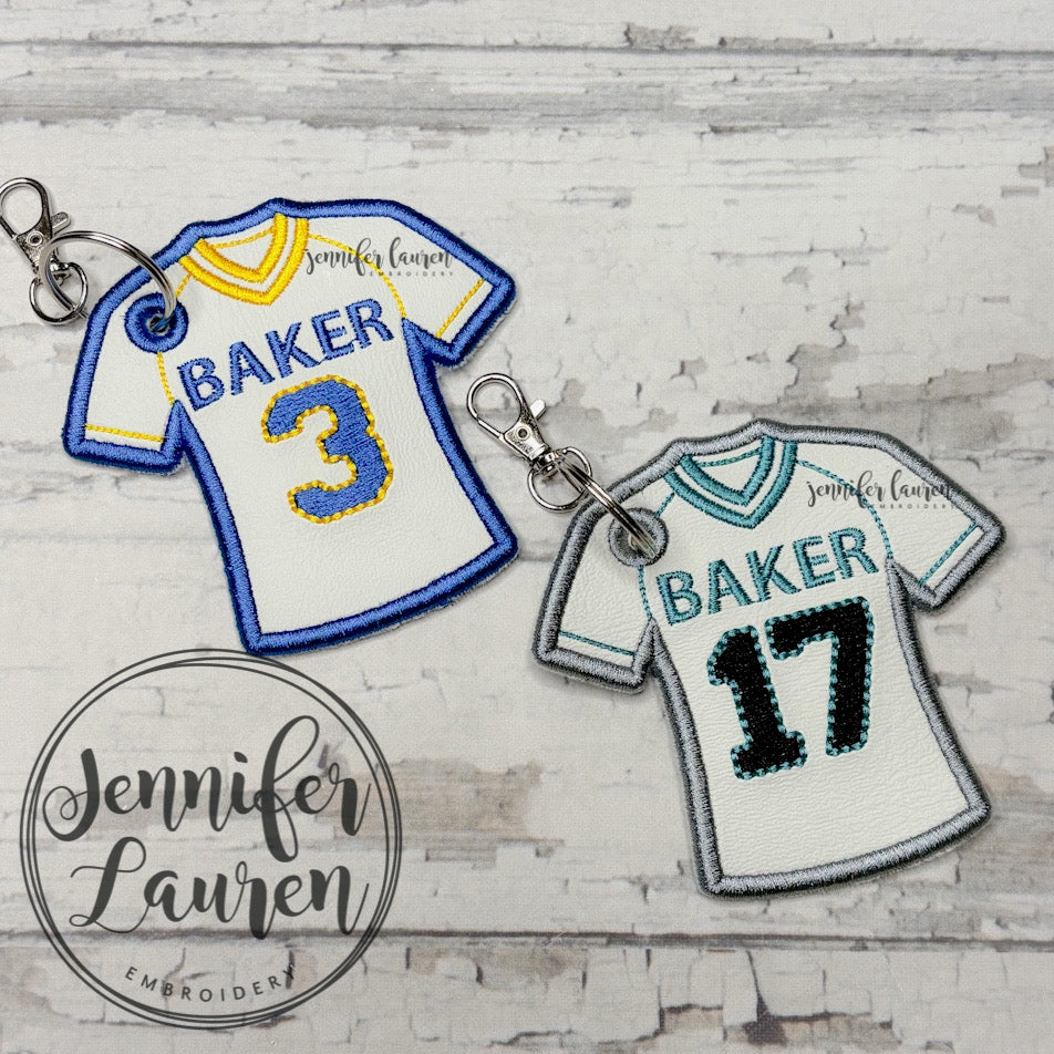 Soccer sports jersey name tag