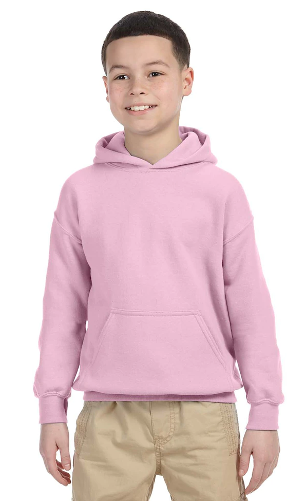 Hooded sweatshirt with applique