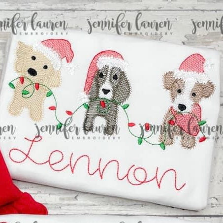 Christmas dogs shirt