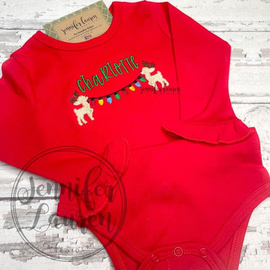 Reindeer lights shirt